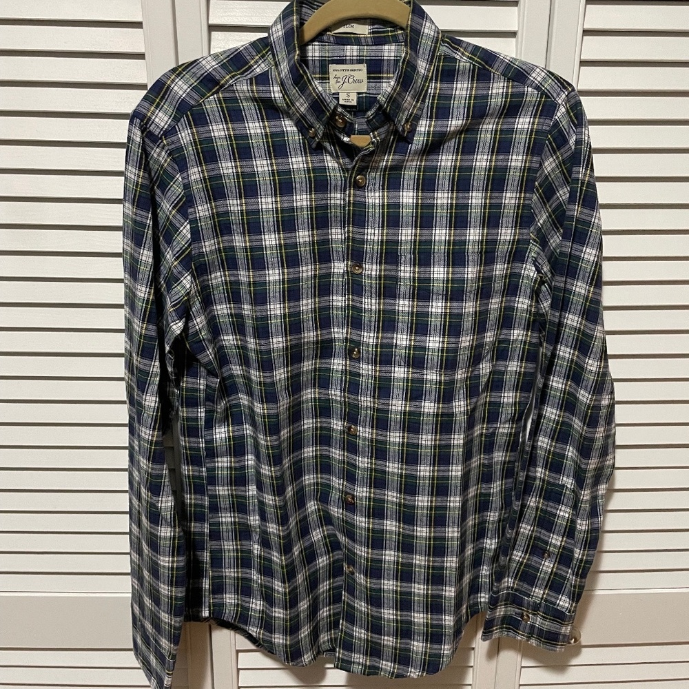 J. Crew Slim Fit Soft Cotton Twill Shirt in Size Small - Picture 5 of 6